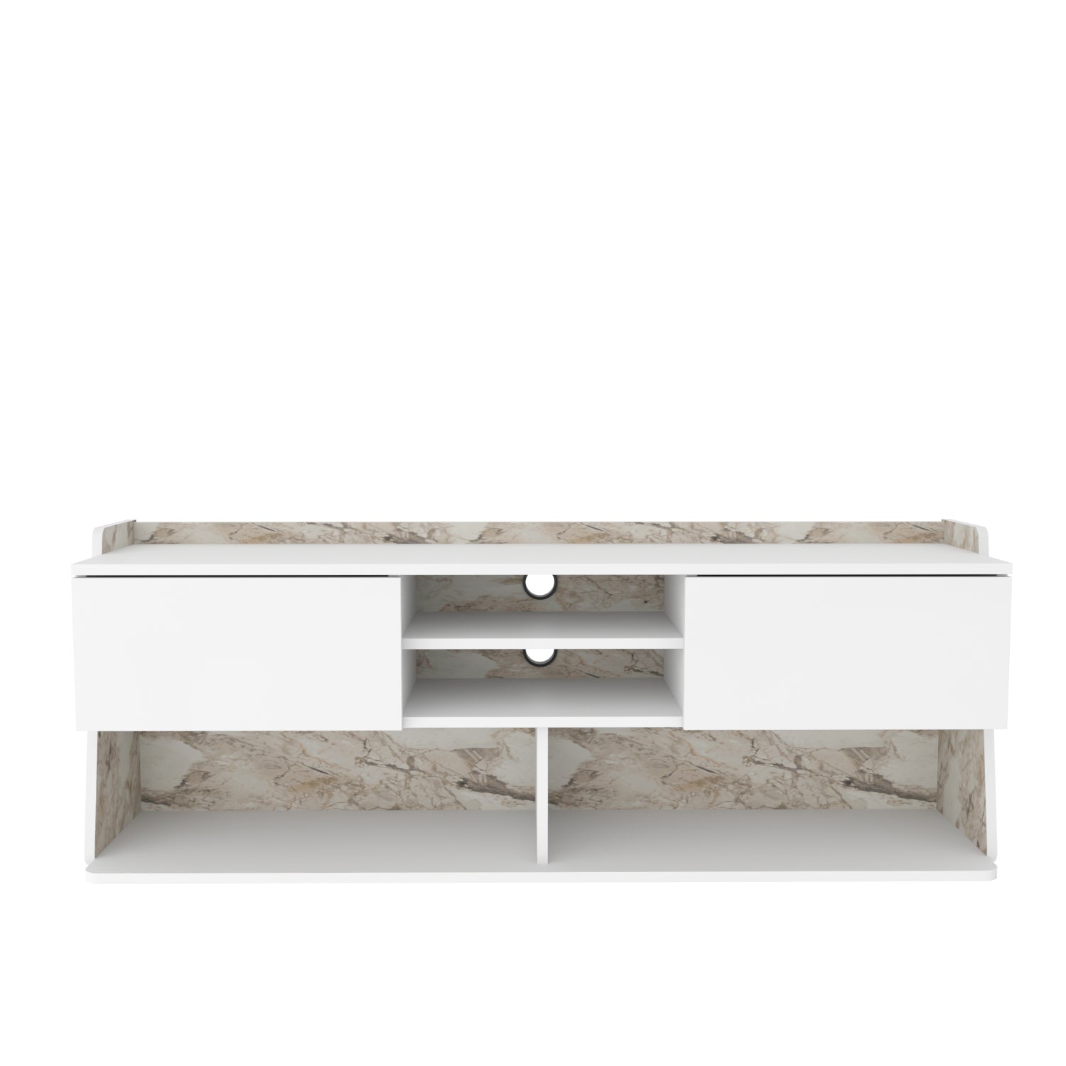 PICAS TV STAND WHITE EPHESUS