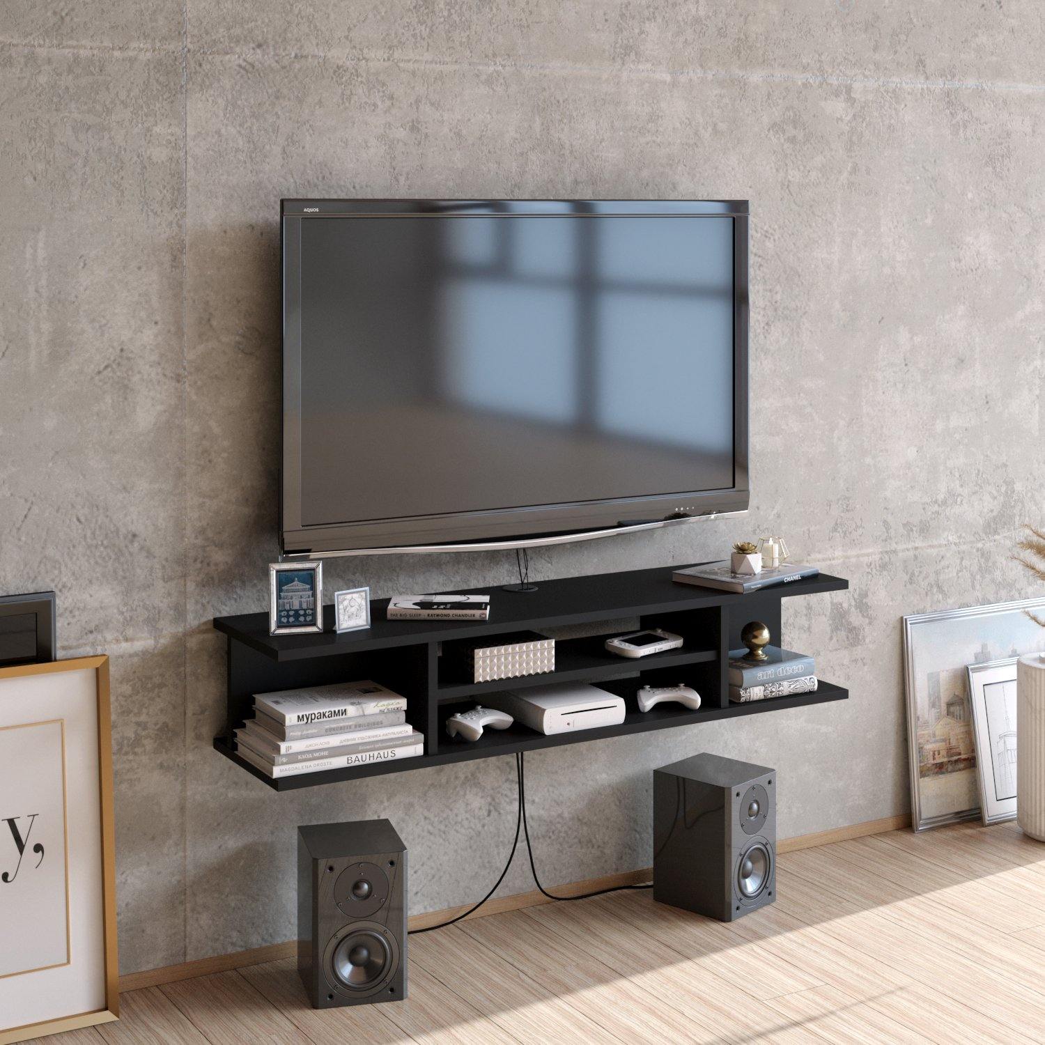 Pivot Floating, Wall Mounted TV Stand and Media Console for TVs up to 55'' - Decorotika