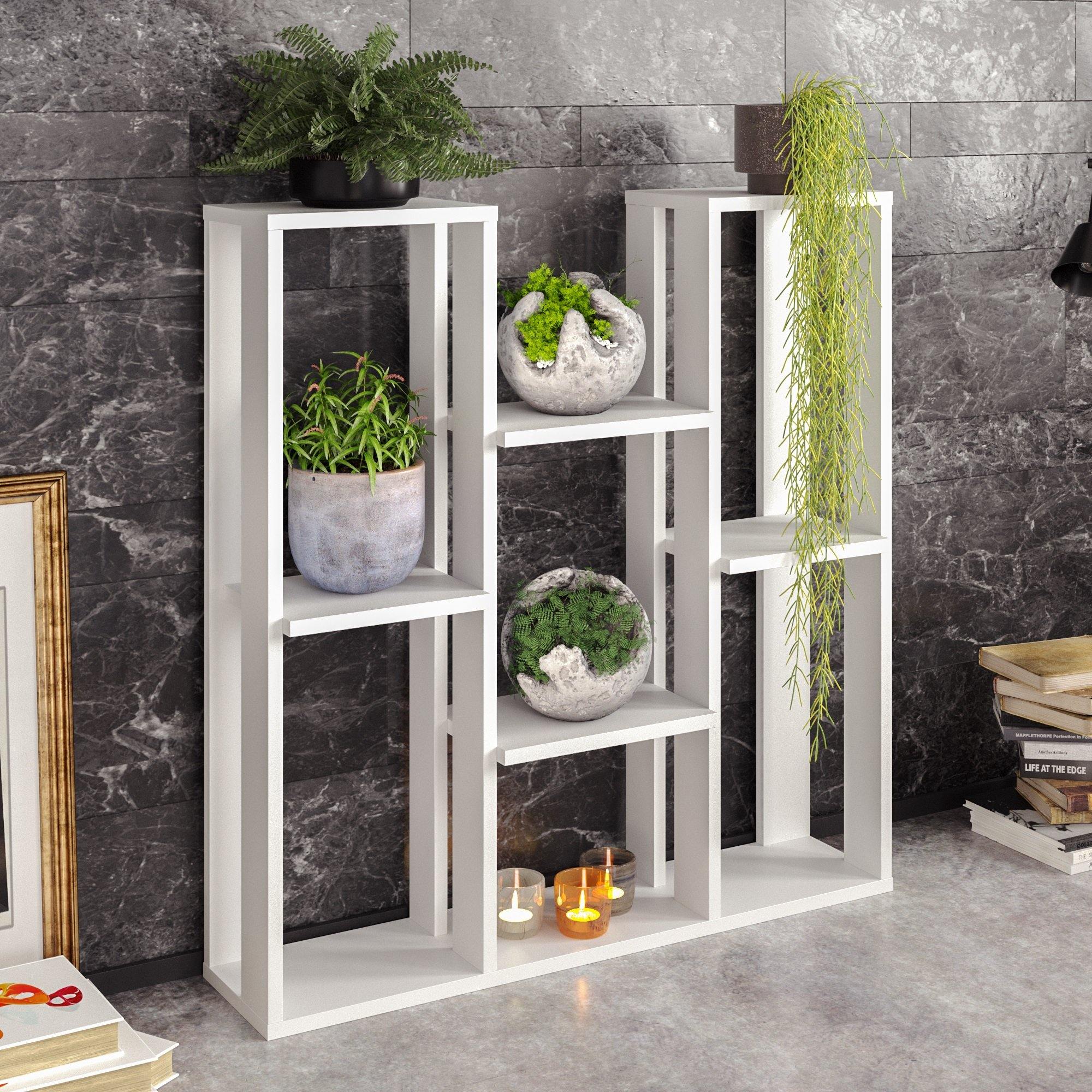Nevada Multi-Tiered Plant Stand That Accommodates up to Nine Potted Plants/Flowers - Decorotika