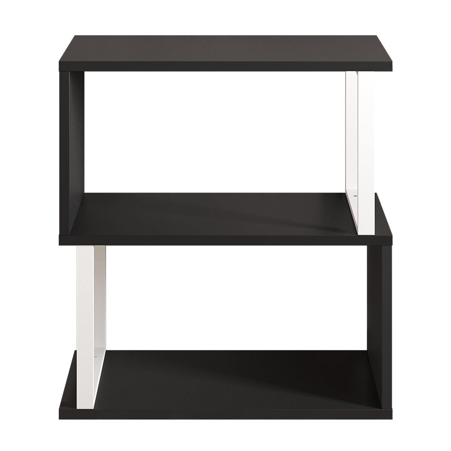 Lima 25'' Metal Wood Side End Table - Decorotika